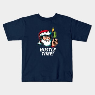 Santa Hustle Time | Garyvee Christmas Kids T-Shirt